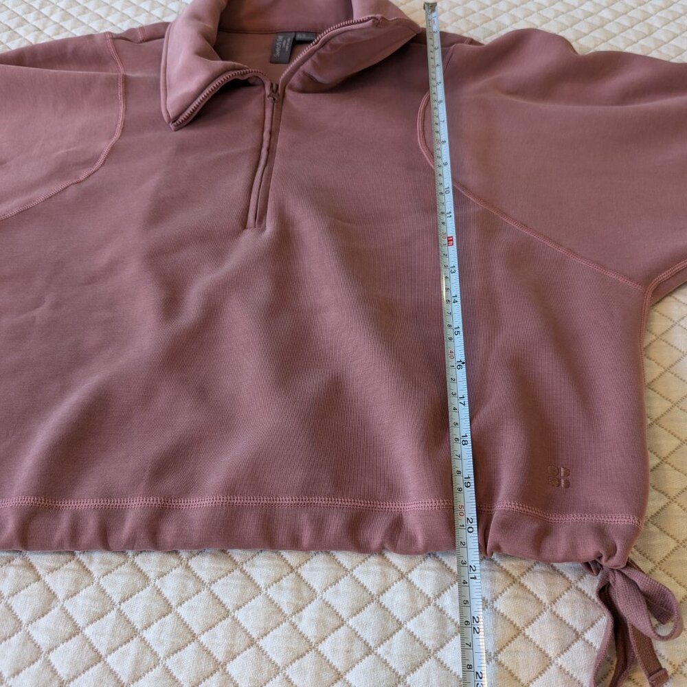 Sweaty Betty Sandwashed Half Zip Pullover size XL - Picture 7 of 7